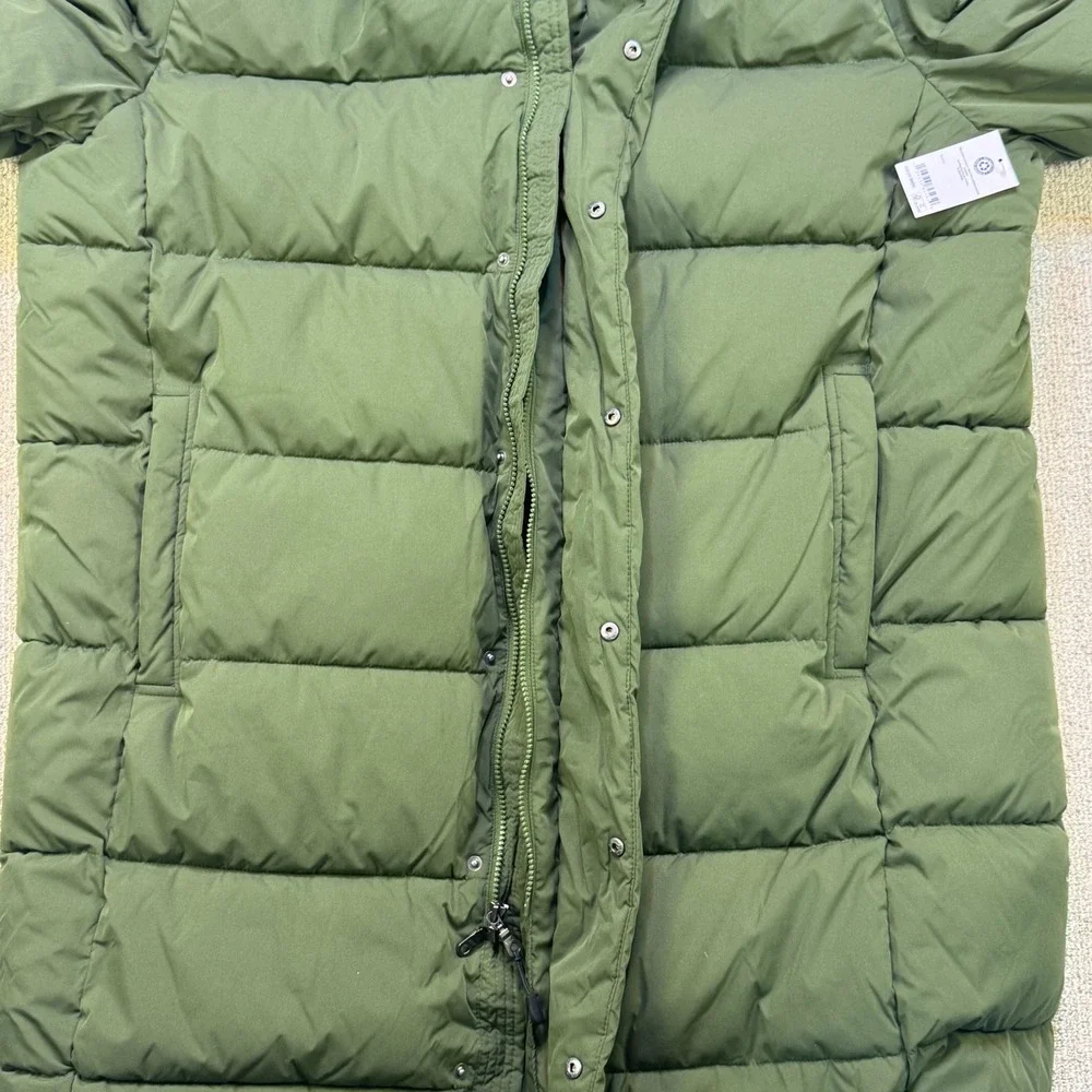 Amazon Essentials Mens XXL Longline Puffer Coat Olive‎ Green Heavyweight NWT